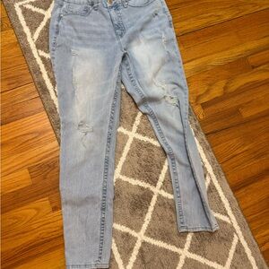 Seven7 Light Blue Straight Leg Jeans